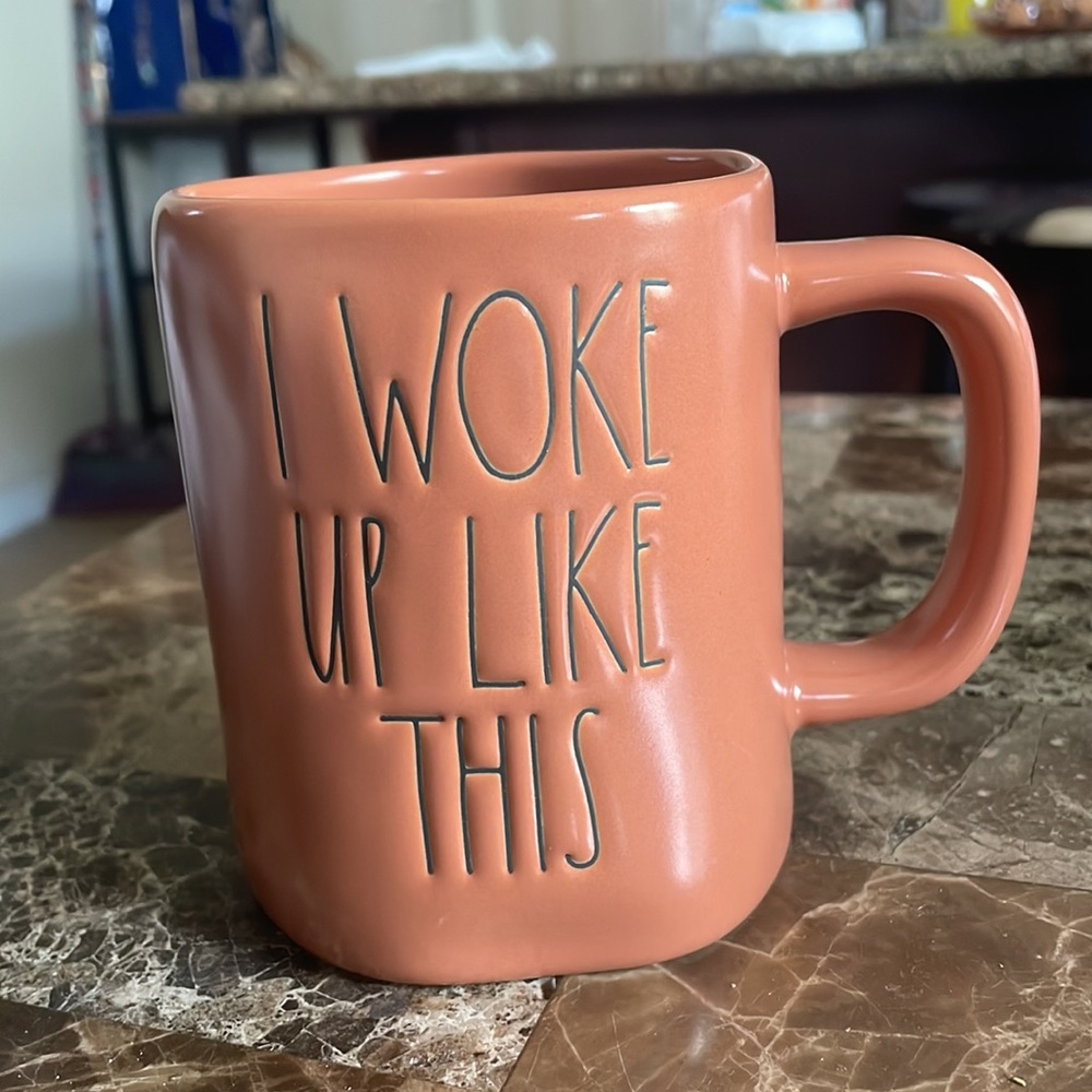 Rae Dunn Coffee Mug - ‘I Woke Up Like This’☕️